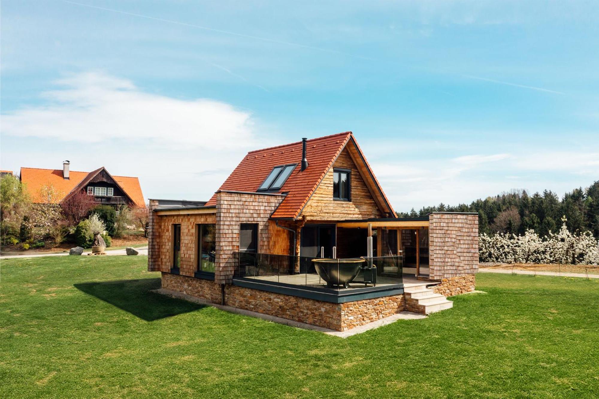 Chalet "Troadkostn" Mit Finnischer Panoramasauna & Edelstahl Hot Tub Eibiswald Exteriér fotografie